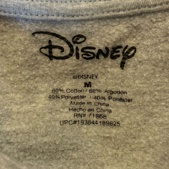 Disney Gray Mickey Mouse Sweater size Medium - Picture 4 of 5